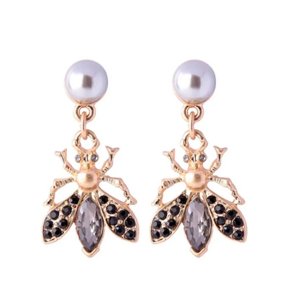Animal crystal gypsy drop earring jewelry